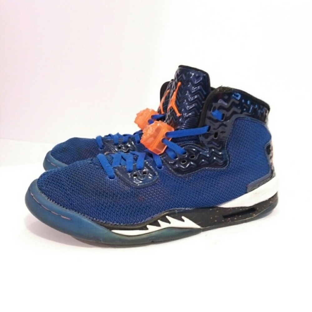JORDAN Sneakers Air Spike Forty PE size 6.5 youth Sneakers Blue Orange Knicks